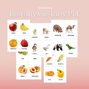 EDYKACYJNE KARTY DLA MAŁUCHÓW OD 6m do 3 lat